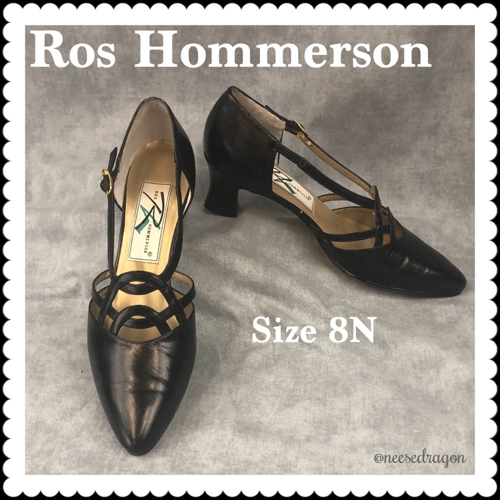 Ros Hommerson Leather Low Heel